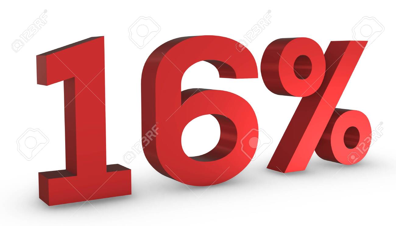16％