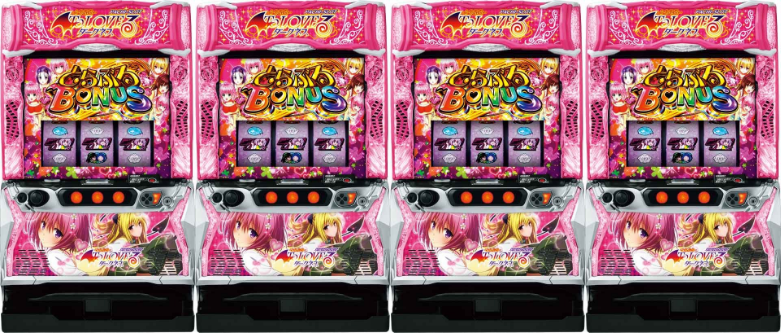 L ToLOVEるダークネス　とらぶる　4台並び