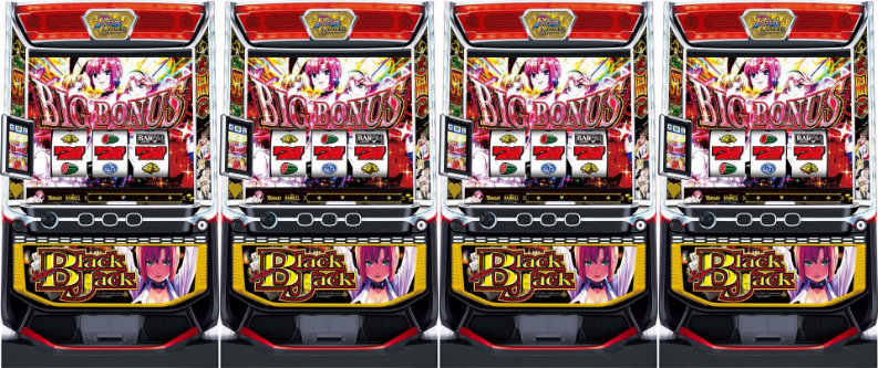 Lスーパーブラックジャック 4台並び