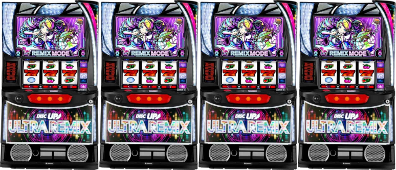 Lディスクアップ ULTRAREMIX 4台並び