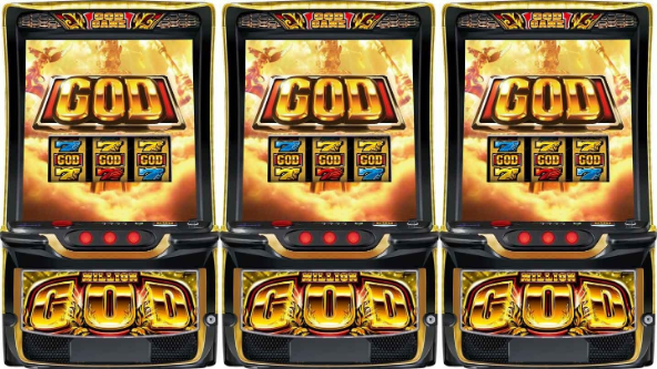 ミリオンゴッド‐神々の軌跡‐　3台並び